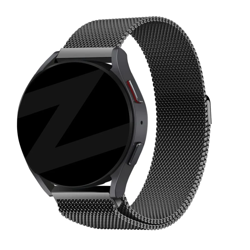 Bandz Huawei Watch GT 7 - 46mm Milanese Loop Armband (Schwarz)