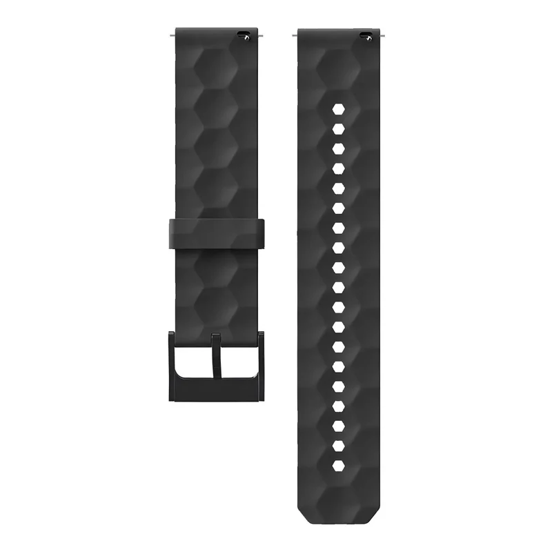 Huawei Watch GT 7 Pro 'Hexagon' Silikonarmband (Schwarz)