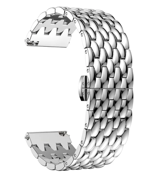 Huawei Watch GT 7 Pro Drachen Stahlarmband (Silber)