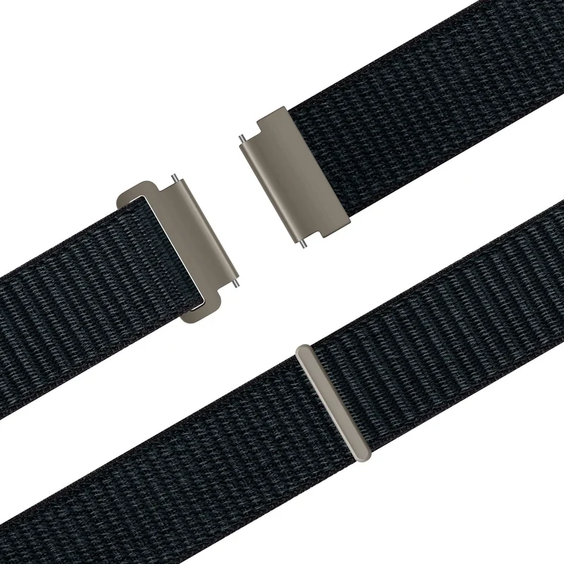 Bandz Huawei Watch GT 7 Pro Nylonarmband 'Easy Fit' (Graublau)
