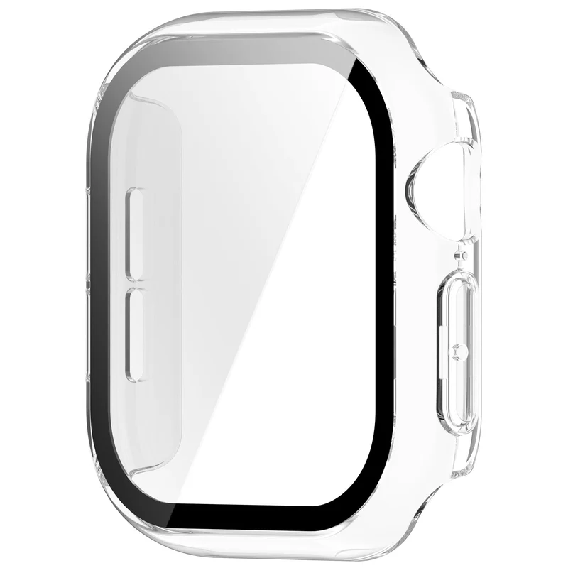 Apple Watch 12 - 46mm Hartschalenhülle mit Glas (Transparent)