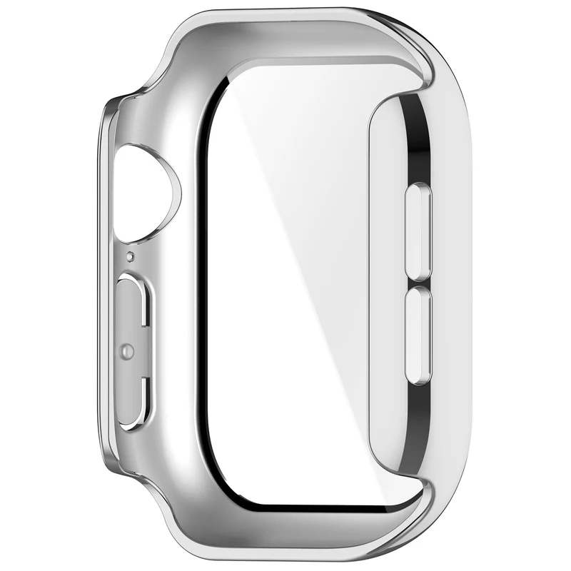 Apple Watch 12 - 42mm Hartschalenetui mit Glas (Silber)