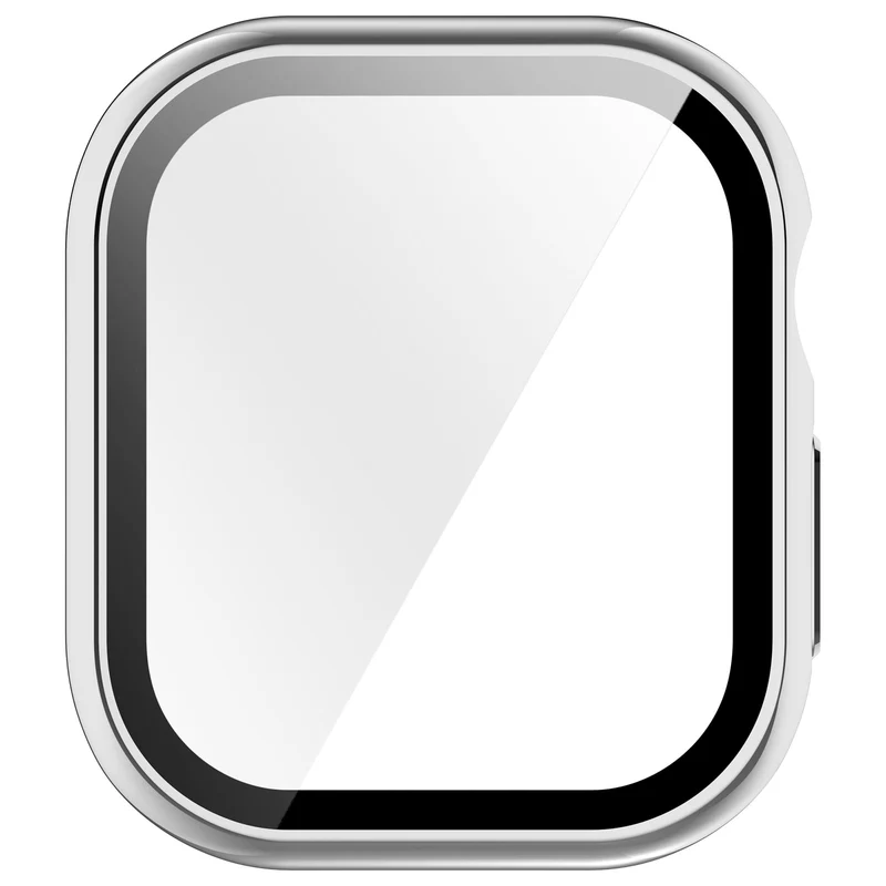 Apple Watch 12 - 42mm Hartschalenetui mit Glas (Silber)
