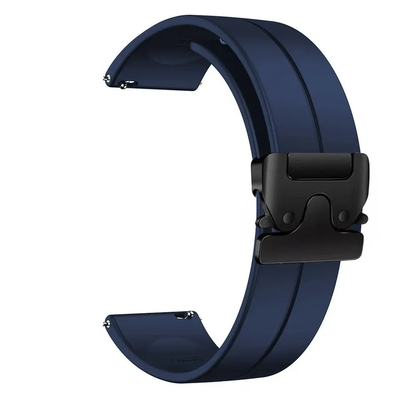 Huawei Watch 6 - 46mm Silikonarmband mit P-Schnalle (Dunkelblau)