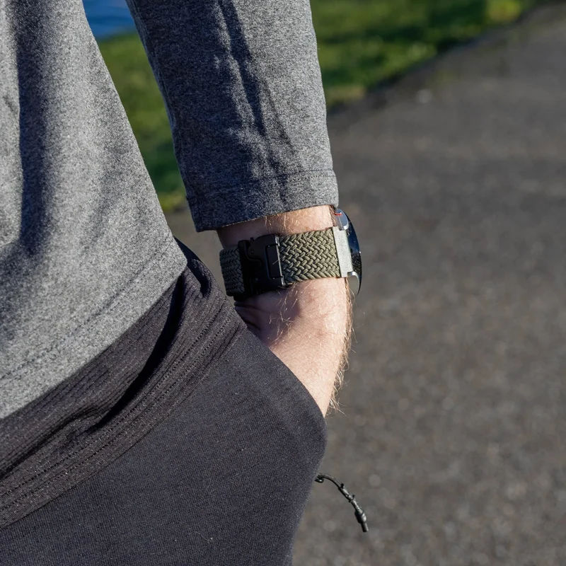 Huawei Watch GT 7 Pro Geflochtenes Armband mit P-Schnalle (Grün)