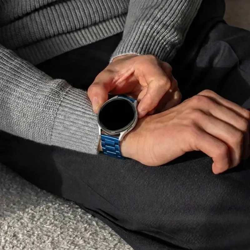 OnePlus Watch 4 - 47mm Stahlarmband (Blau)
