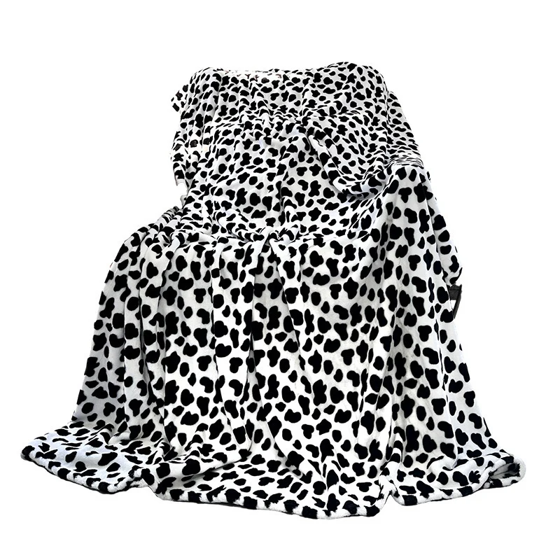 Weiches Gewebe Zebra Muster Fleece-Decke