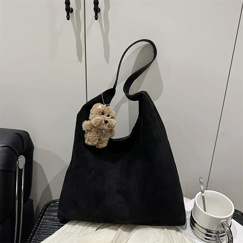 Wildleder Slouchy Hobo Bag Karnz