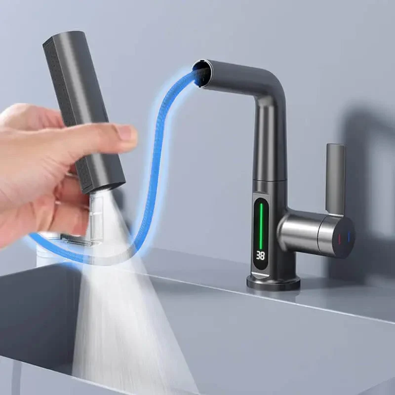 3-in-1 ausziehbarer intelligenter Wasserfall | Karnz