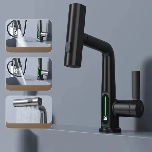 3-in-1 ausziehbarer intelligenter Wasserfall | Karnz