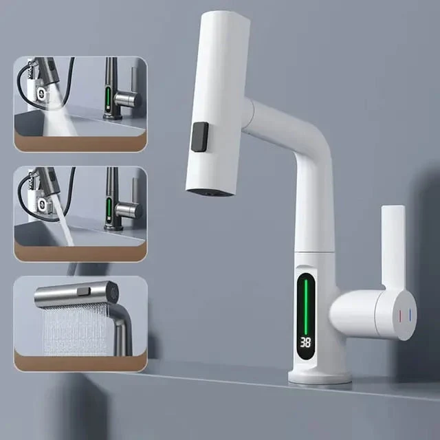 3-in-1 ausziehbarer intelligenter Wasserfall | Karnz