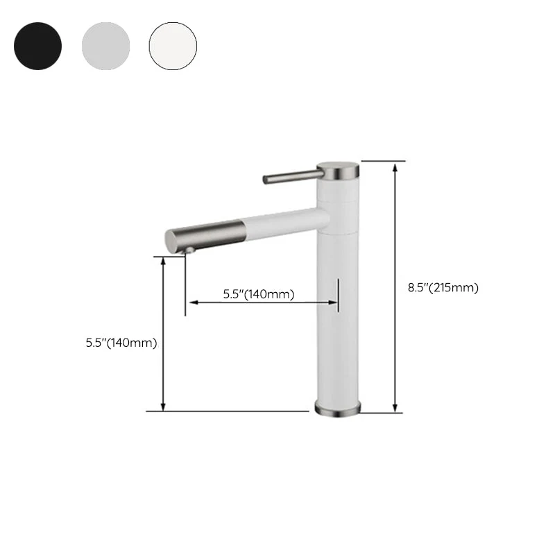 Moderner Beckenarmatur Edelstahl Einhebel Niedriger Auslauf Pull-Down Beckenarmatur