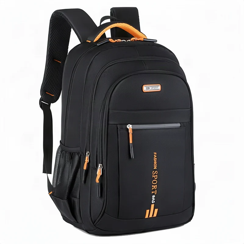 Großer Nylon-Rucksack, 36–55 L, wasserdicht und diebstahlsicher