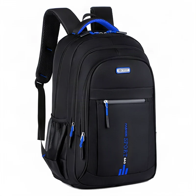 Großer Nylon-Rucksack, 36–55 L, wasserdicht und diebstahlsicher