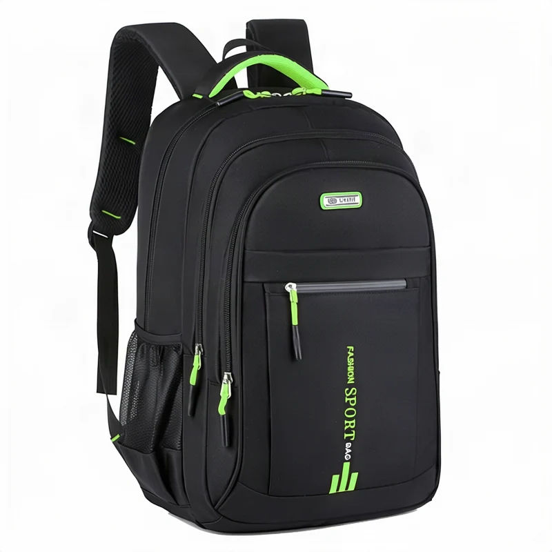 Großer Nylon-Rucksack, 36–55 L, wasserdicht und diebstahlsicher