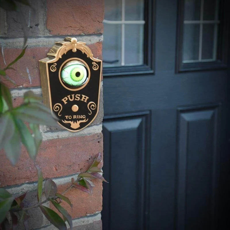 Einäugige Leuchtende Glühende Halloween Türglocke | Karnz