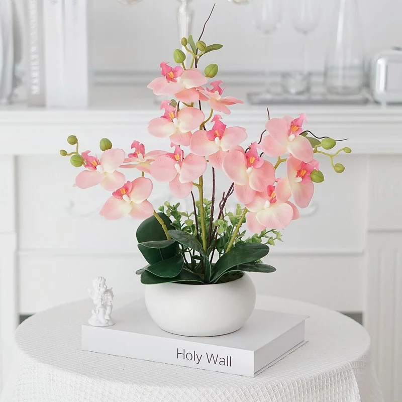 Realistische künstliche Orchideen Dekoration