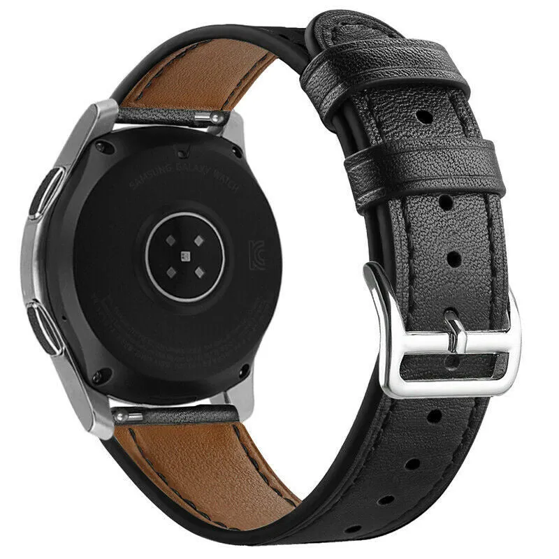 Suunto Run 2 Modernes Lederarmband (Schwarz)