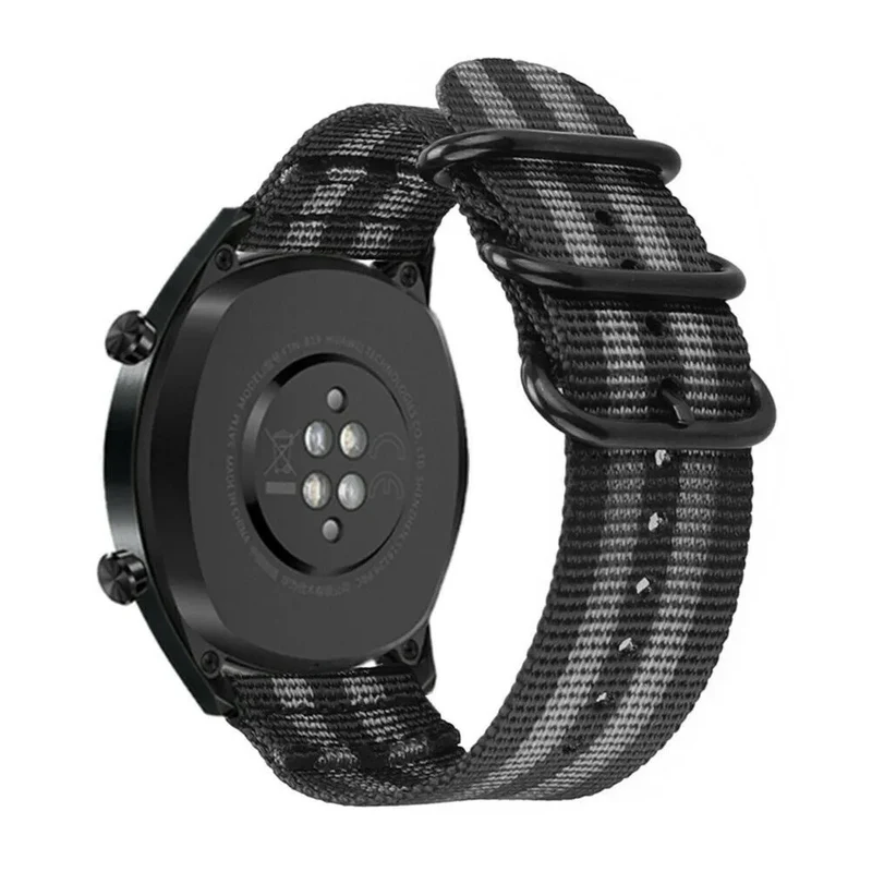 Coros Pace 4 Pro Schnallen-Nylonarmband (Schwarz/Grau)