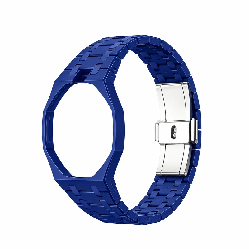 Swatch Royal Pop Biokeramik-Armband – 12 Uhr (Dunkelblau)