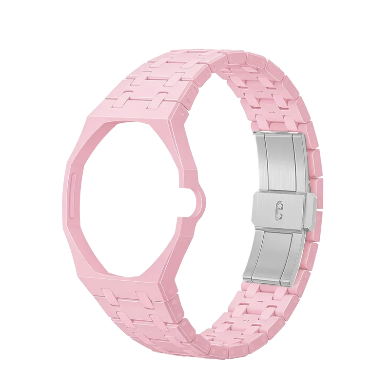 Swatch Royal Pop Biokeramik-Armband – 3 Uhr (Rosa)