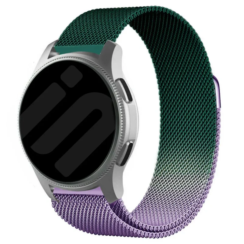 Suunto Run 2 Milanese Armband (Lila/Grün)