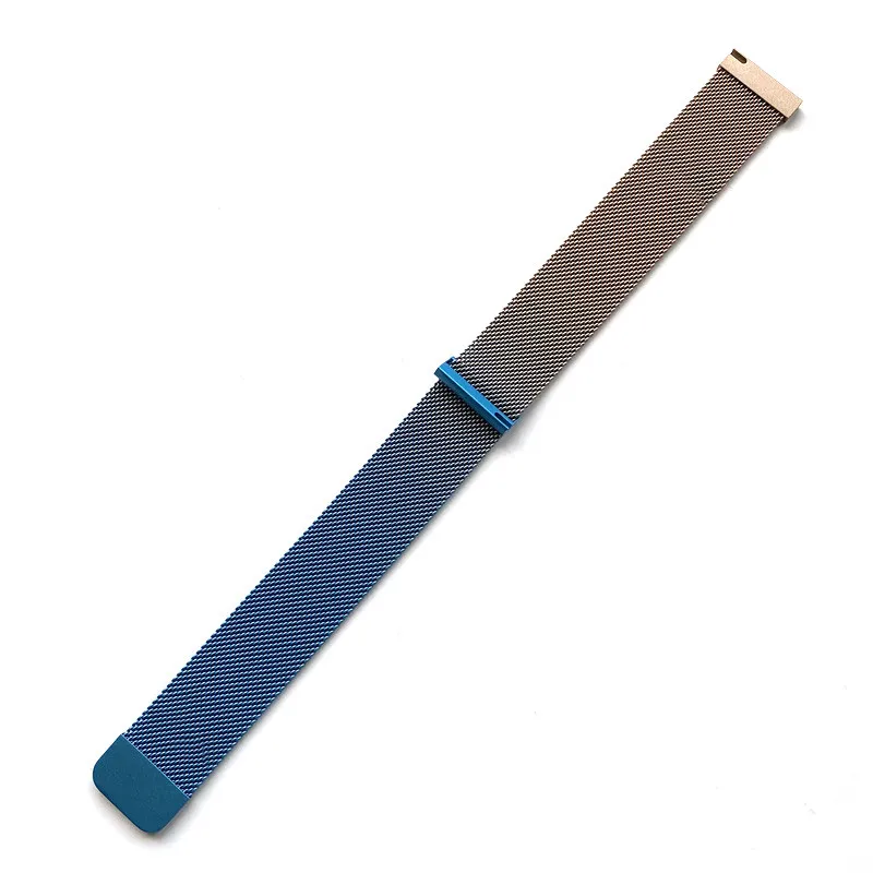 Suunto Run 2 Milanese Armband (Blau/Gold)