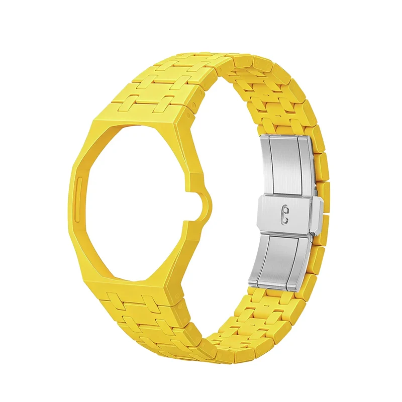Swatch Royal Pop Biokeramik-Armband – 3 Uhr (Gelb)