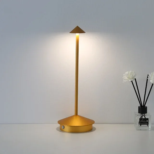 Karnz | Wiederaufladbare Tischlampe Kreative Esszimmer Touch Led Hotel Bar Kaffee Pina Pro Tischlampe Lampada Da Tavolo Dekorative Schreibtischlampe