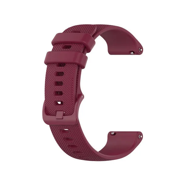 Coros Pace 4 Pro Premium Silikonarmband (Weinrot)