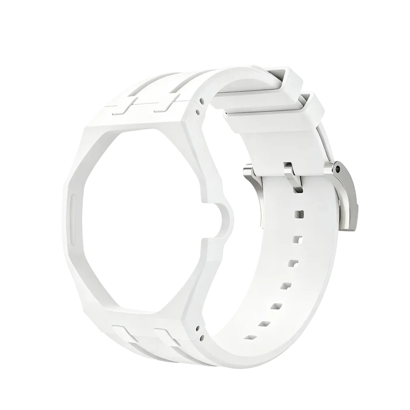 Swatch Royal Pop Silikon Armband - 3 Uhr (Weiß)