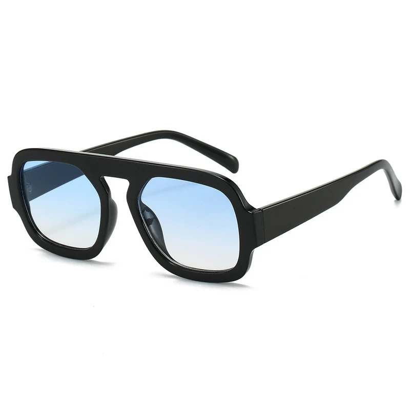 Oversized geometrische Linsen Sonnenbrille Karnz