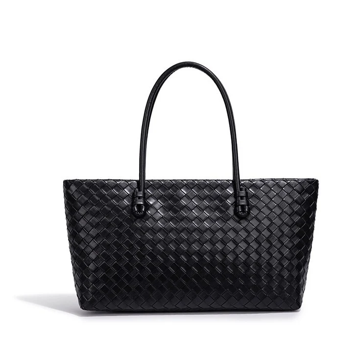 Woven Leather Tote Bag Karnz