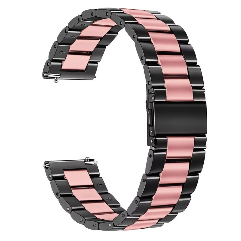 Suunto Run 2 Stahlarmband (Schwarz/Rosa)