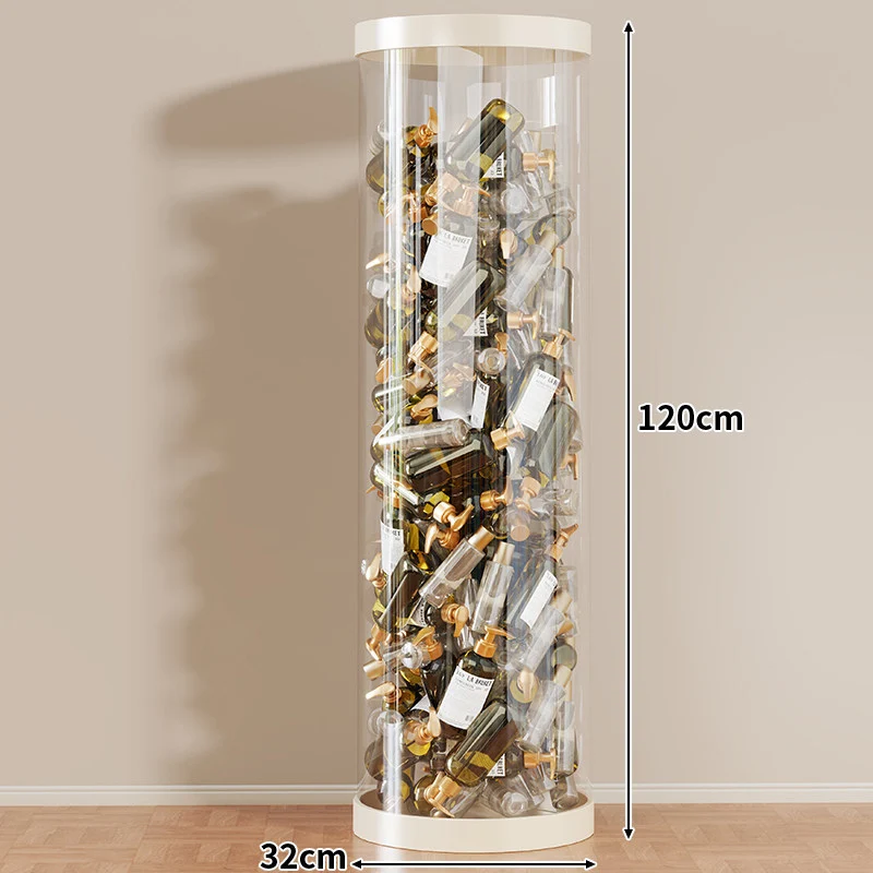 Hohe klare acryl vertikale Display-Zylinder für Mini-Parfüm- & Probeflaschen-Sammlung