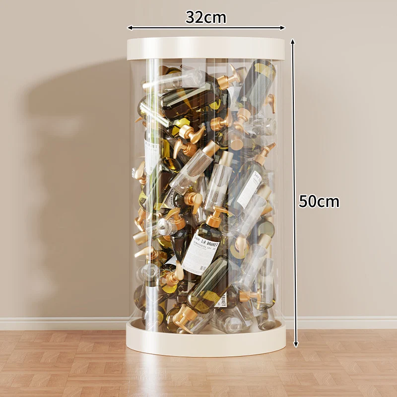 Hohe klare acryl vertikale Display-Zylinder für Mini-Parfüm- & Probeflaschen-Sammlung