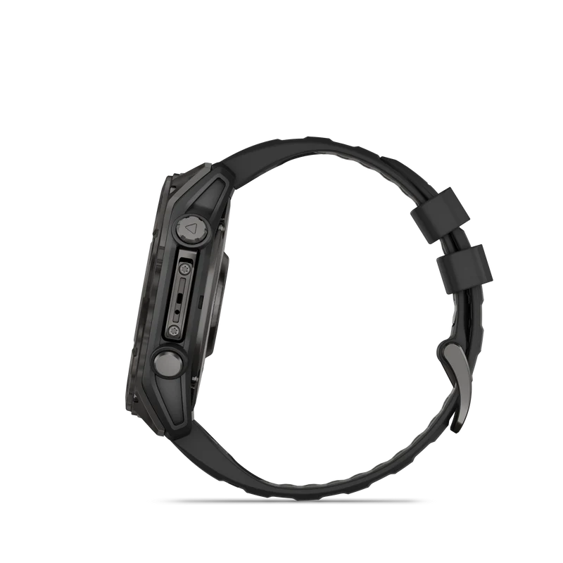 Garmin Fenix® 8 – 51 mm, AMOLED, Sapphire, Schwarz/Carbongrau DLC Titan