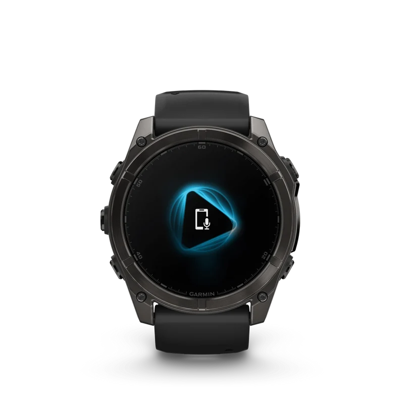 Garmin Fenix® 8 – 51 mm, AMOLED, Sapphire, Schwarz/Carbongrau DLC Titan