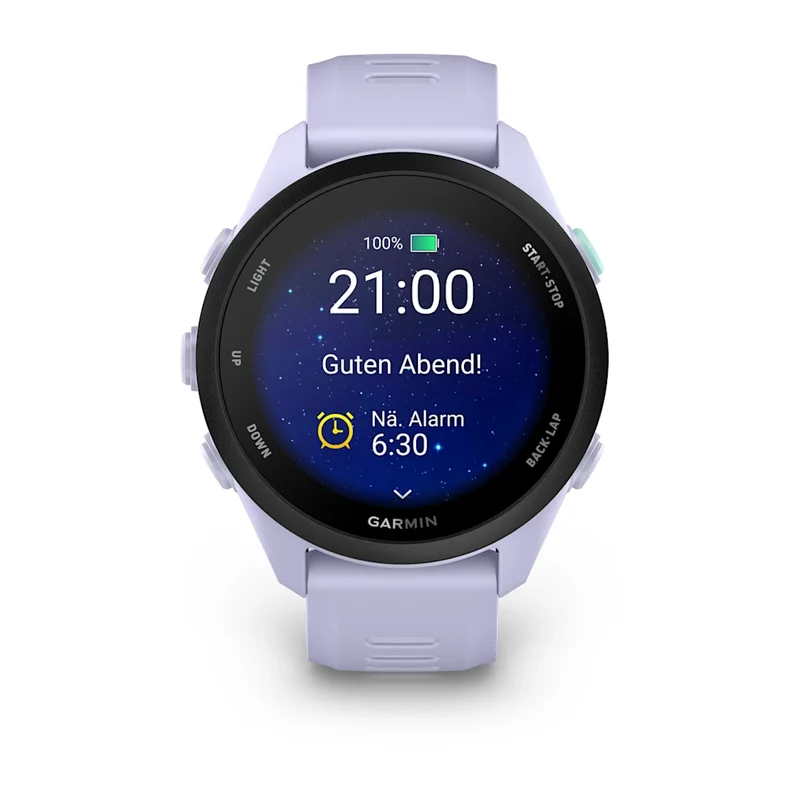 Garmin Forerunner 70, Cool Lavender mit Schnellwechsel-Armband 20 mm Silikon