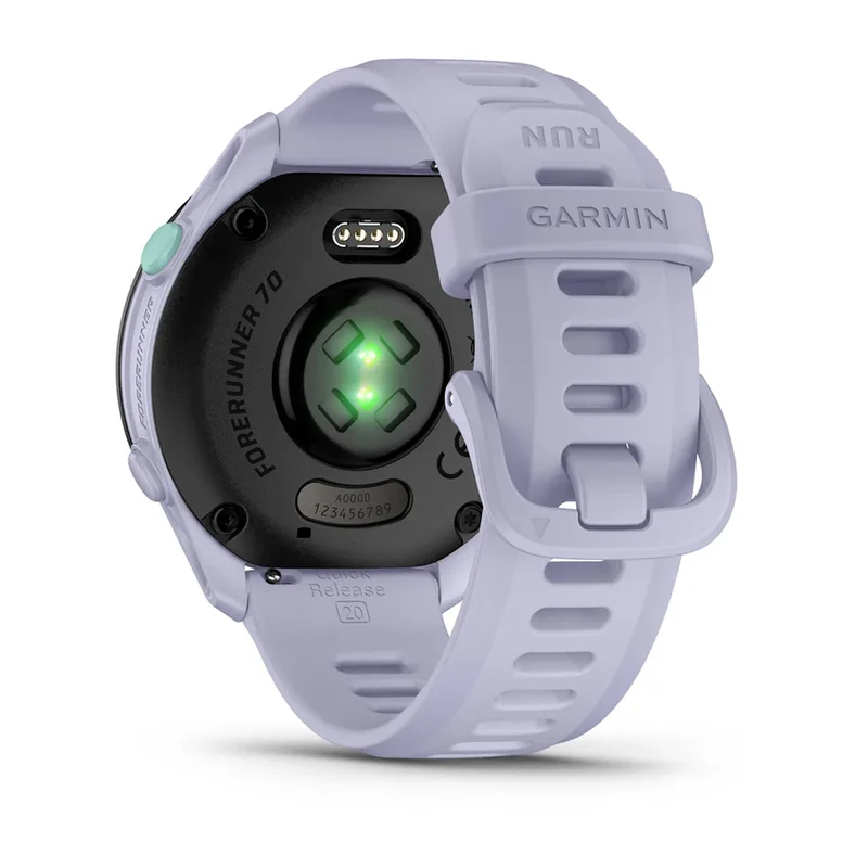Garmin Forerunner 70, Cool Lavender mit Schnellwechsel-Armband 20 mm Silikon