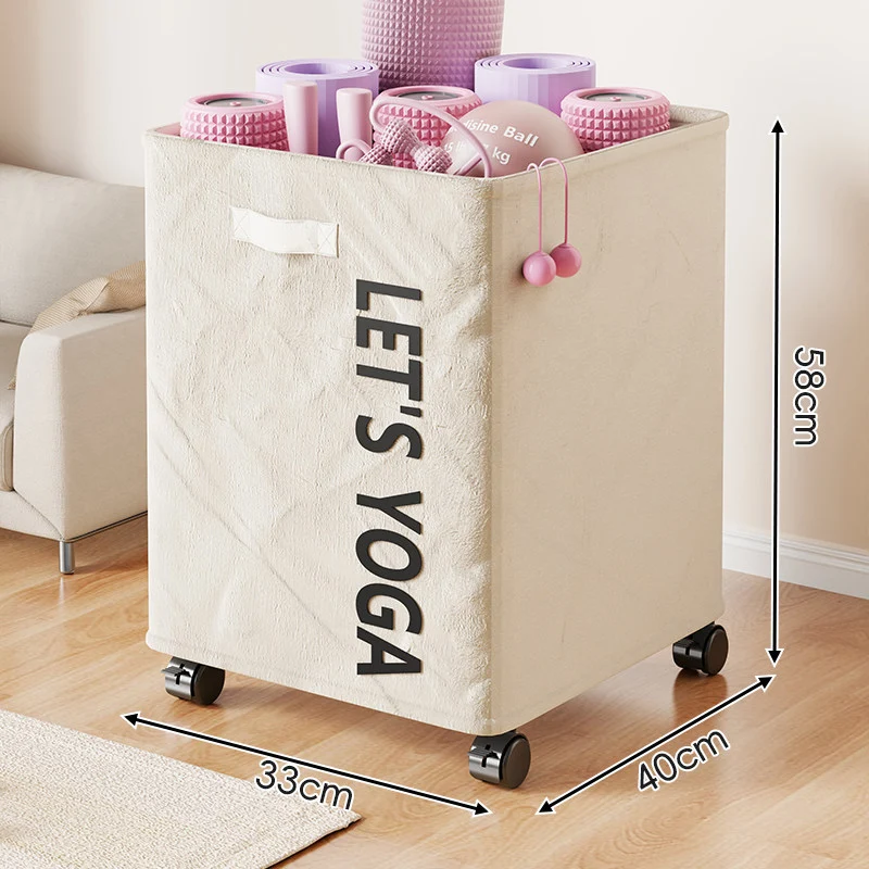 Rollender doppelt compartment Sportgeräte Aufbewahrung Wäschekorb Organizer