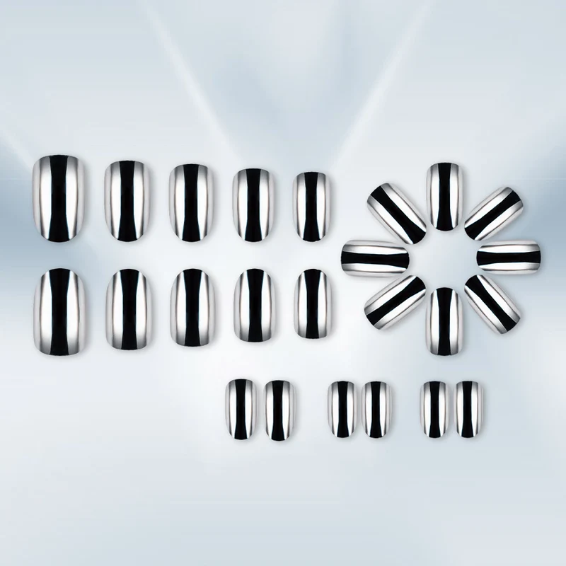 Metallic Finish Nail Art Karnz