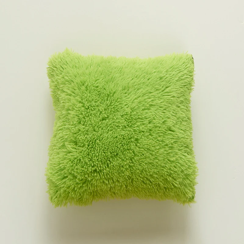 Plüschweiche Textur Dekokissen