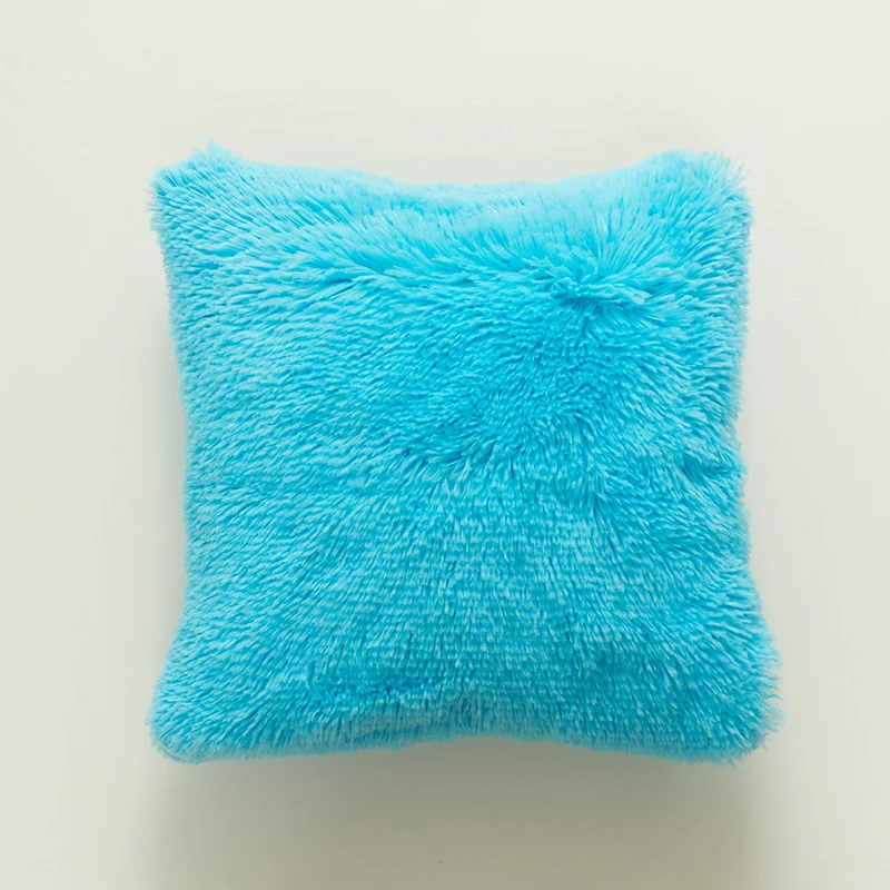 Plüschweiche Textur Dekokissen