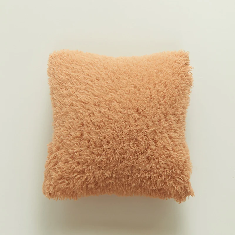 Plüschweiche Textur Dekokissen