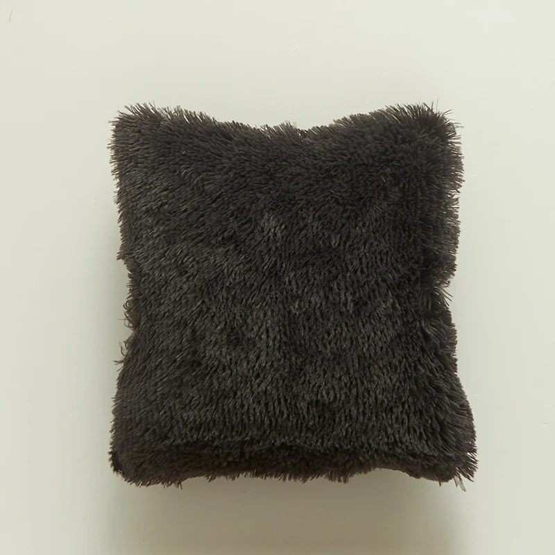Plüschweiche Textur Dekokissen