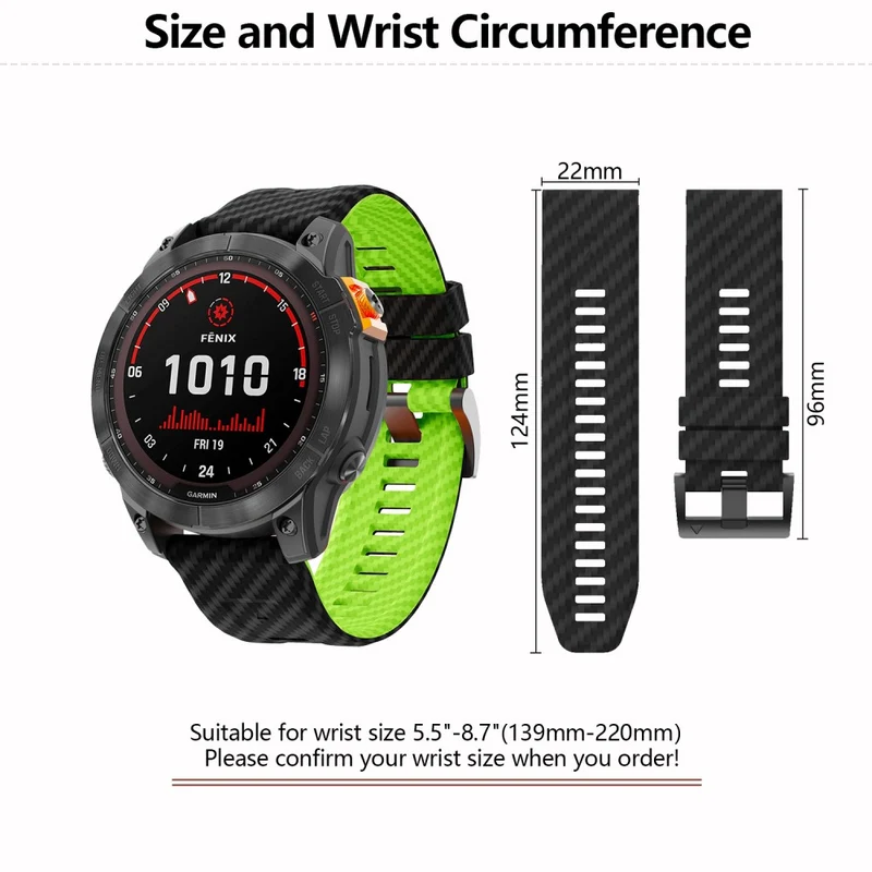 Flexibel Garmin Smartwatch Silikon Universell Armband