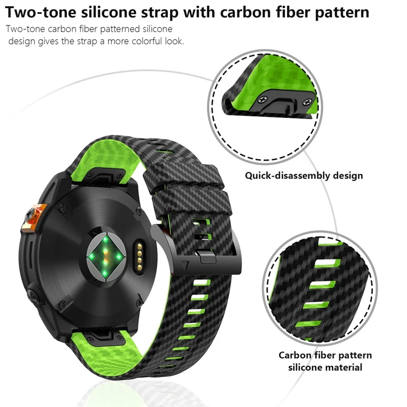 Flexibel Garmin Smartwatch Silikon Universell Armband