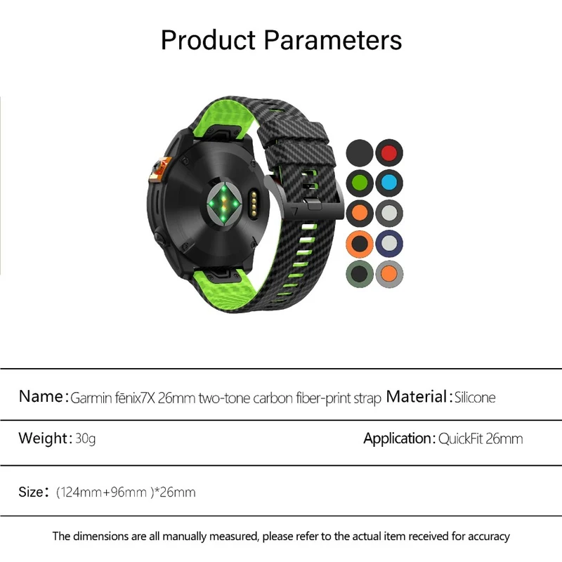 Mega Bequem Garmin Smartwatch Silikon Universell Armband