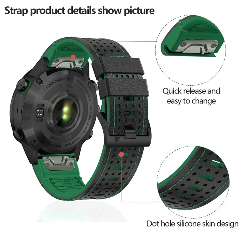 Unglaublich Bequem Garmin Smartwatch Silikon Universell Armband
